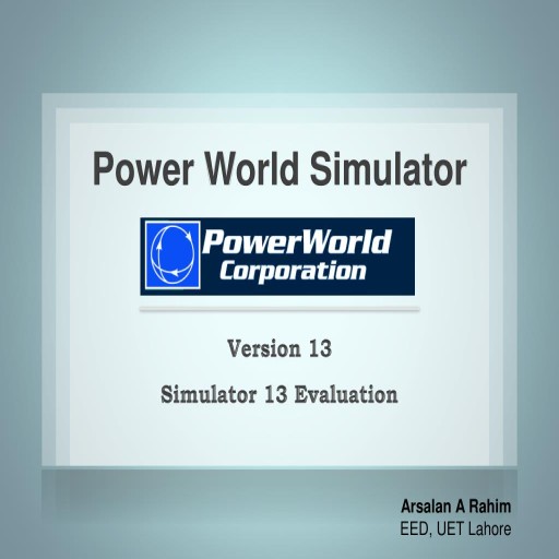 powerworld  برنامج متخصص في تحليل وتصميم أنظمة الطاقة الكهربائية