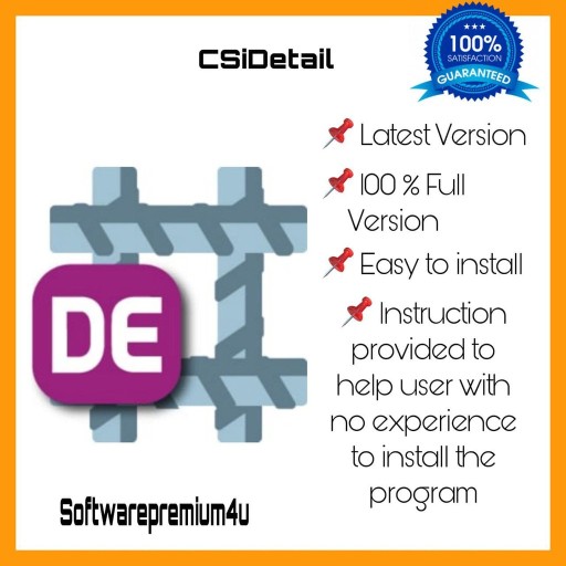 برنامج إنشاء نموذج تفصيلي للهيكل بناءً CSI Detail 20.0.0 Build 827